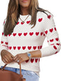 Arach&Cloz Women's Wool Blend Classic Crew Neck Casual Fall Sweaters