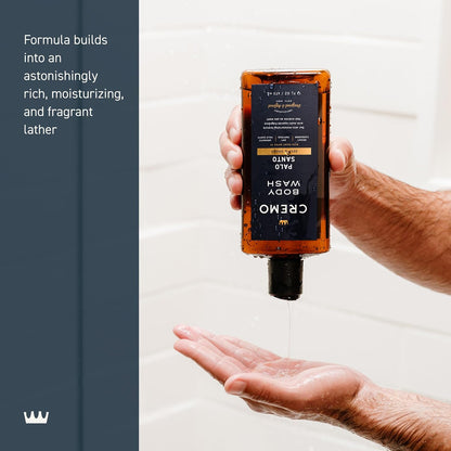 Cremo Body Wash for Men, Cypress Santal, 16 Fl Oz