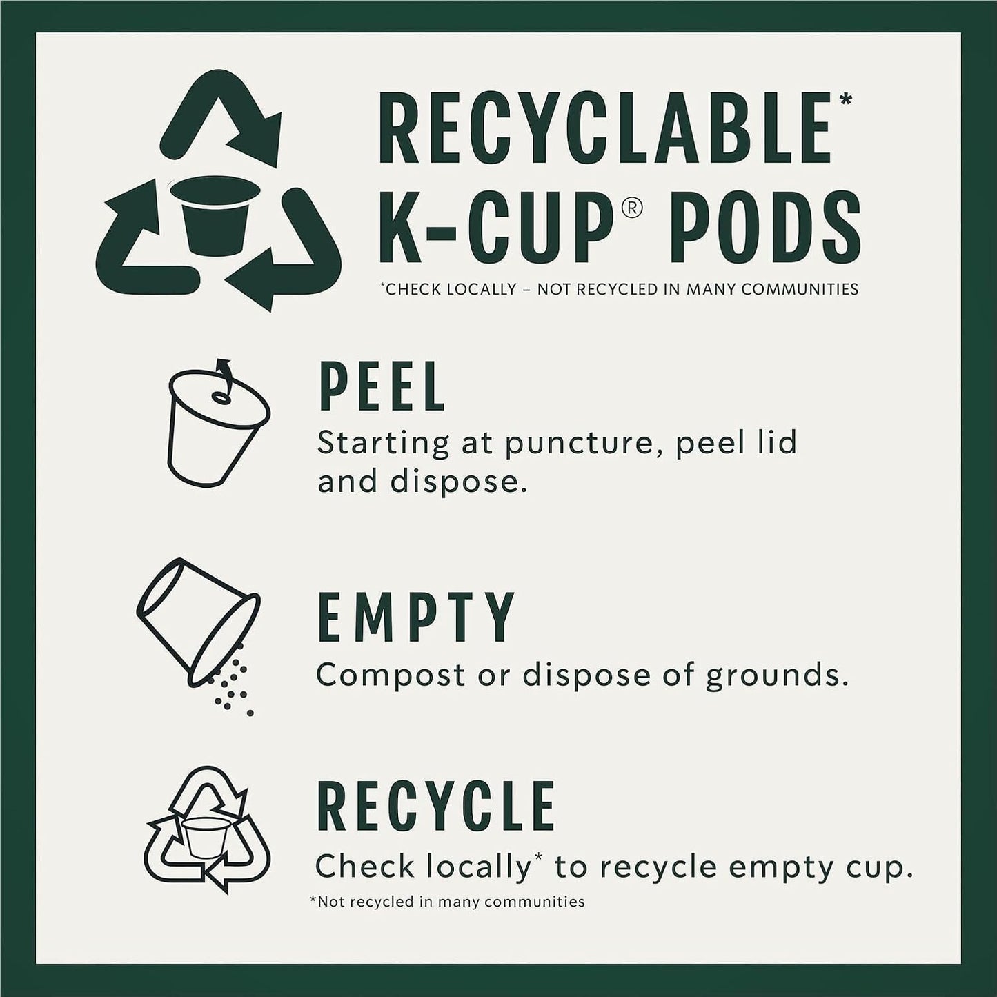 Starbucks K-Cup Coffee Pods, Dark Roast Hot or Iced Coffee, French Roast, 96 Keurig Pods