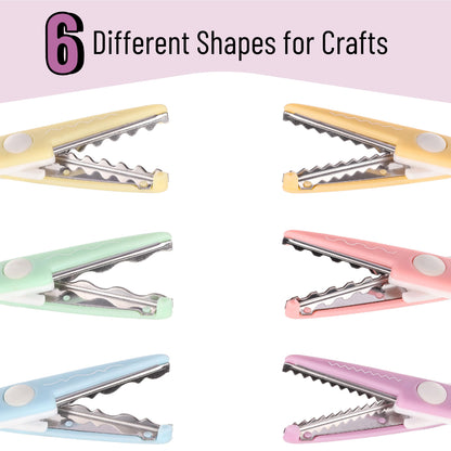 Mr. Pen- Craft Scissors Decorative Edge, 6 Pack, Bright Zig Zag Scissors