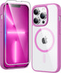 FNTCASE for iPhone 17 Pro Case Clear Magnetic with Screen Protector