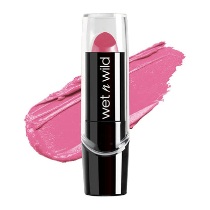 wet n wild Silk Finish Lipstick, Hydrating Rich Buildable Lip Color, Formulated with Vitamins A,E, & Macadamia for Ultimate Hydration, Cruelty-Free & Vegan - A Short Affair