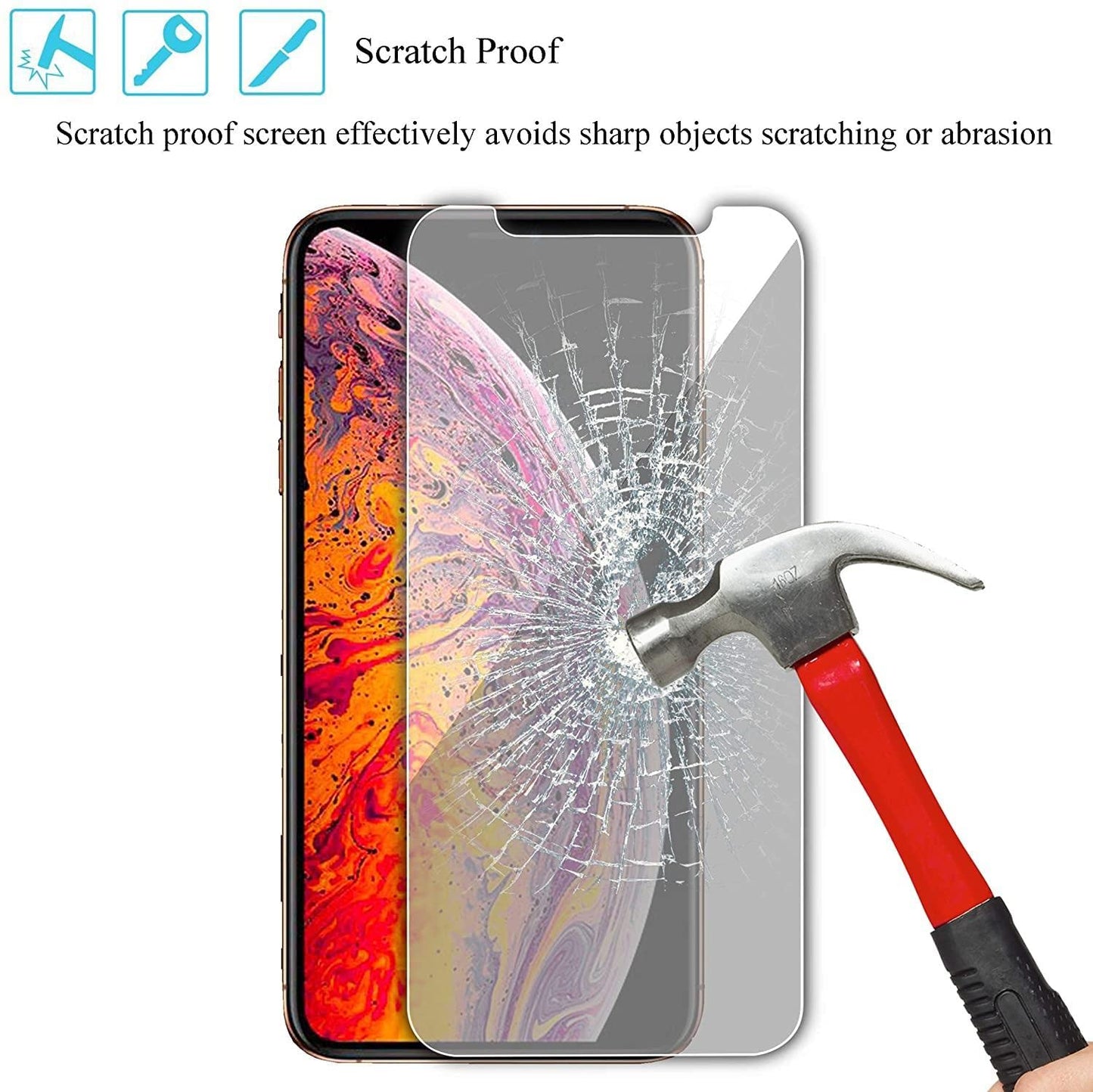 Ailun 3 Pack Privacy Screen Protector for iPhone 16 Pro Max, Tempered Glass