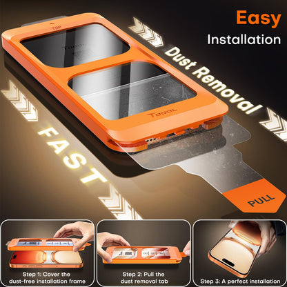 TOCOL for iPhone 17 Pro Max Screen Protector, Clear