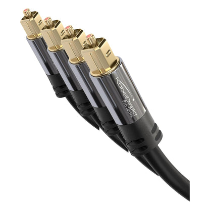 KabelDirekt TOSLINK – Optical Audio Cable – 1.5ft – Soundbar
