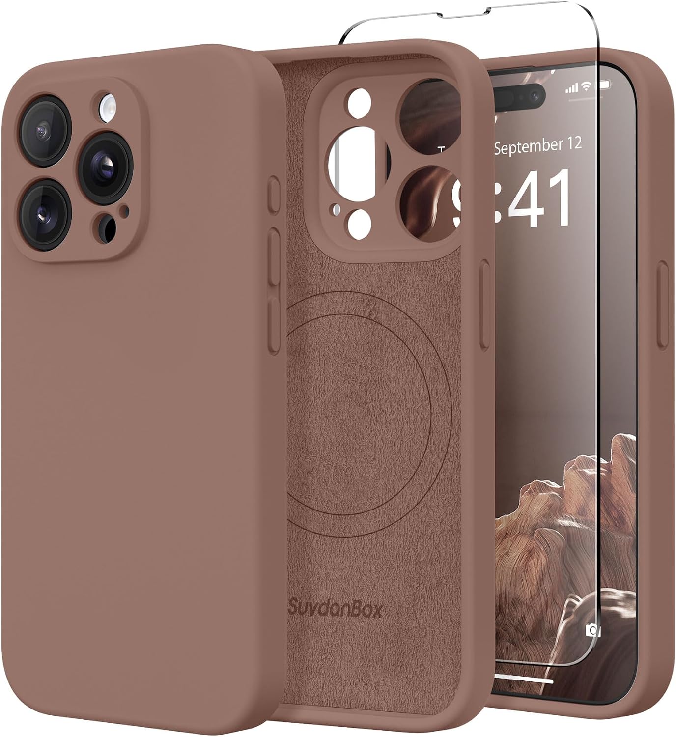 Magnetic for iPhone 17 Case Silicone Matcha