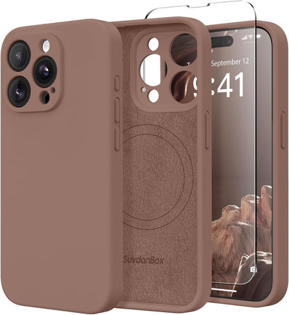 Magnetic for iPhone 17 Case Silicone Matcha