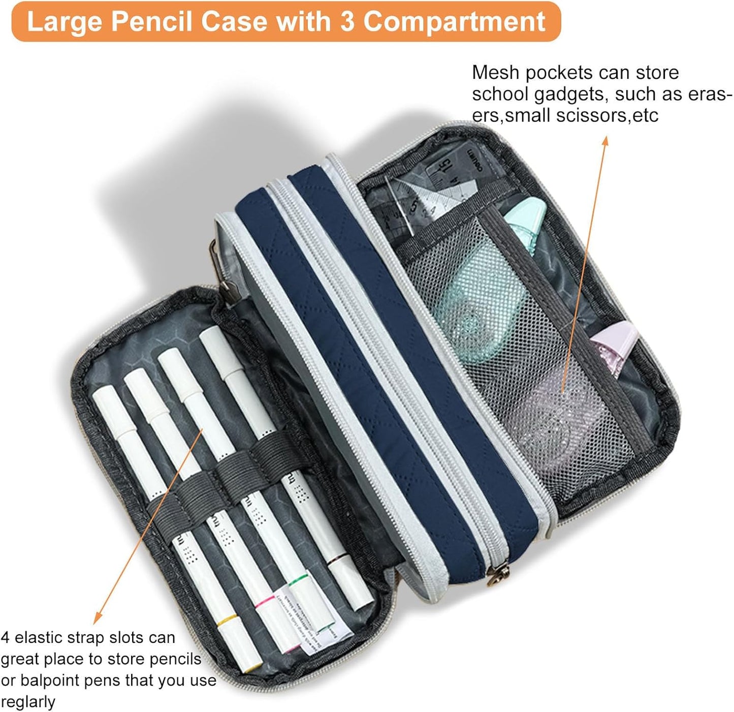 Della Gao Pencil Case Small Pencil Pouch Aesthetic Pencil Box