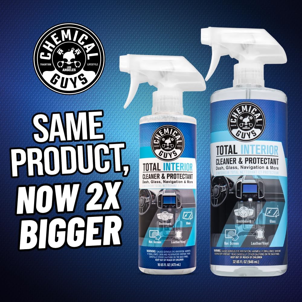 Chemical Guys, Total Interior Cleaner, Protectant & Car Detailer, 16 oz