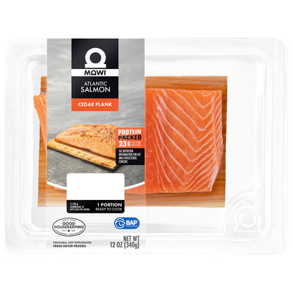 MOWI Atlantic Salmon 12oz, 2 Portions, Fresh Never Frozen