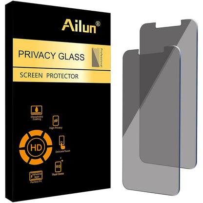 Ailun 3 Pack Privacy Screen Protector for iPhone 16 Pro Max, Tempered Glass