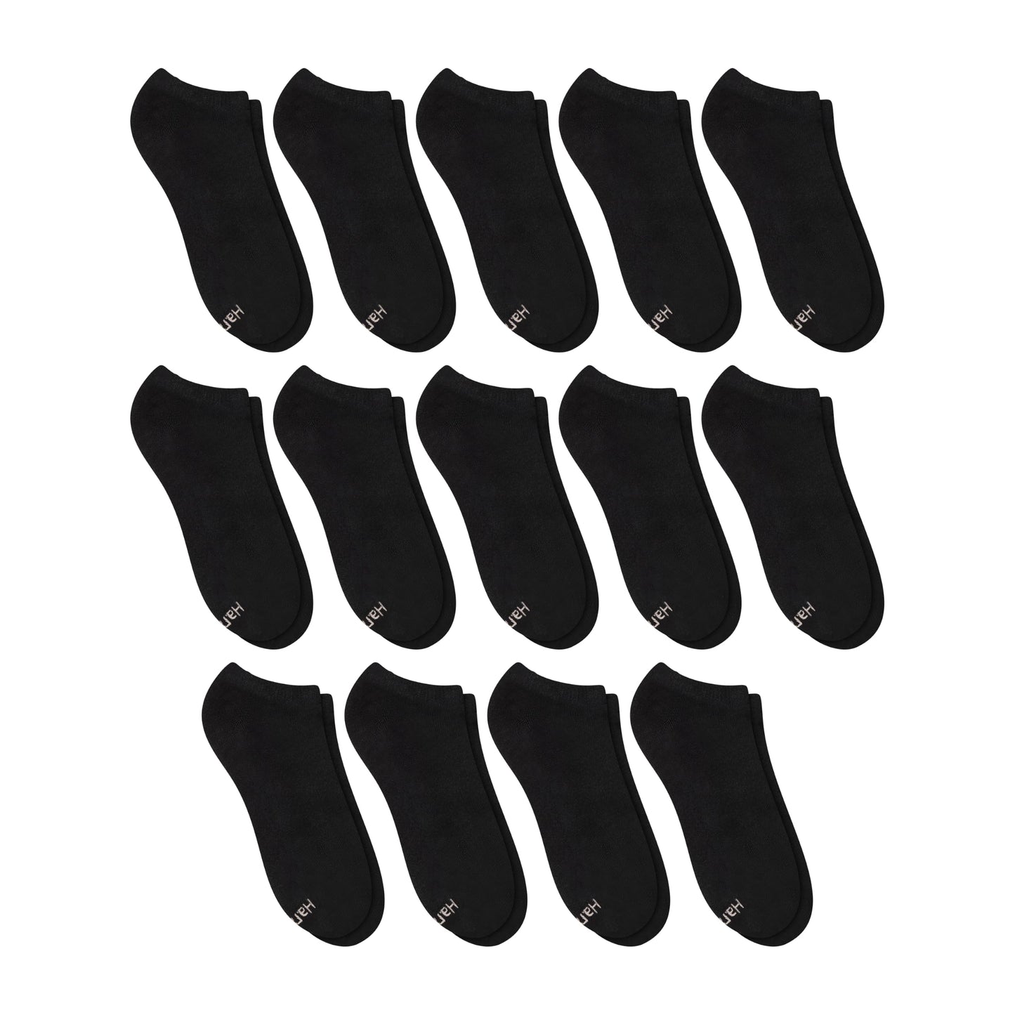 Hanes Women's Crew, Ankle, and No-Show Moisture-Wicking Cushioned Athletic Socks (14 Pack)