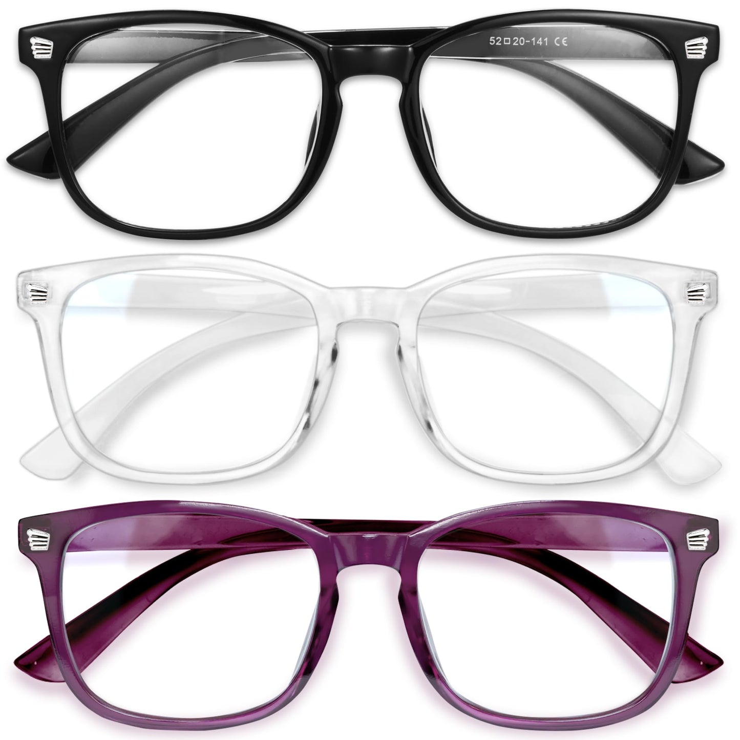 Gaoye Blue Light Glasses for Women - 3 Pack