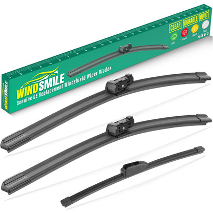 WINDSMILE Windshield Wiper Blade Replacement for Hyundai Palisade 2020-2025