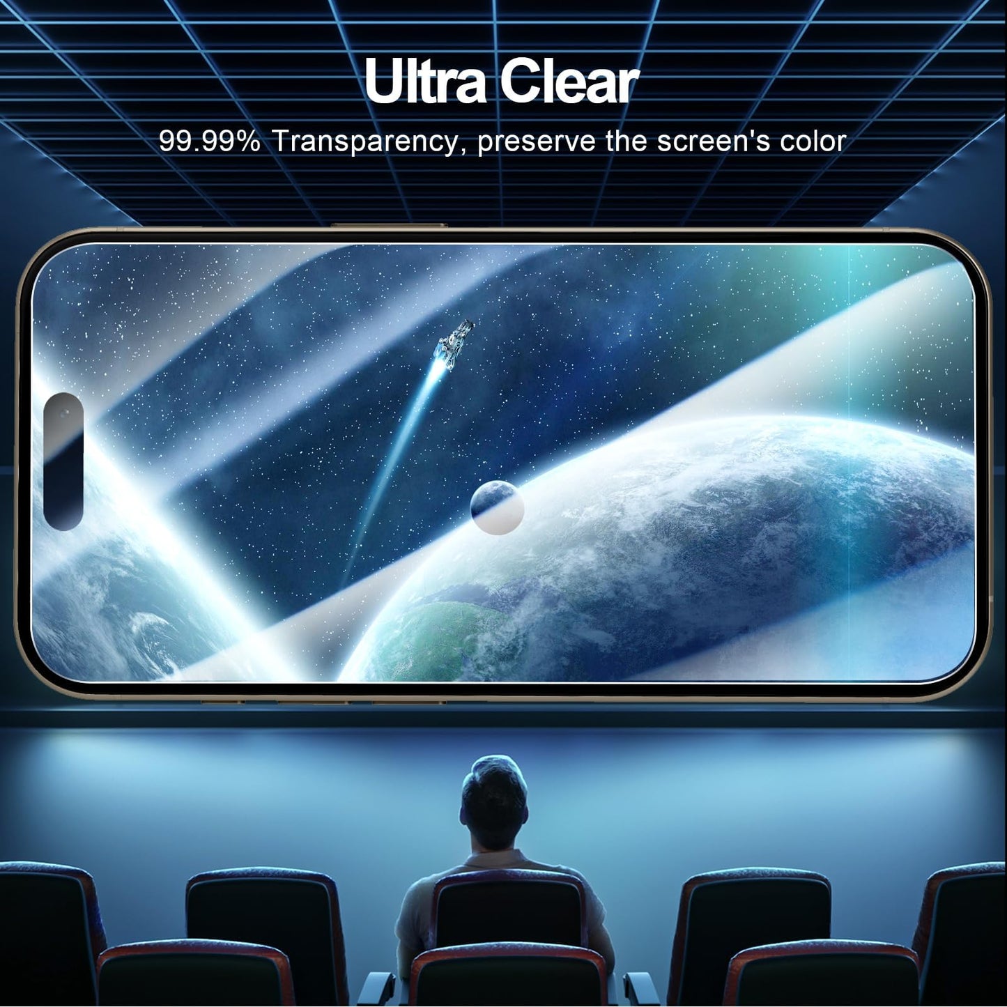 NEW'C for iPhone 17, iPhone 17 Pro, iPhone 16 Pro Screen Protector
