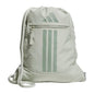 adidas Alliance Sackpack – Drawstring Backpack for Sports, Small Gym Bag, Preloved Teal Green/Black/3, OSFA