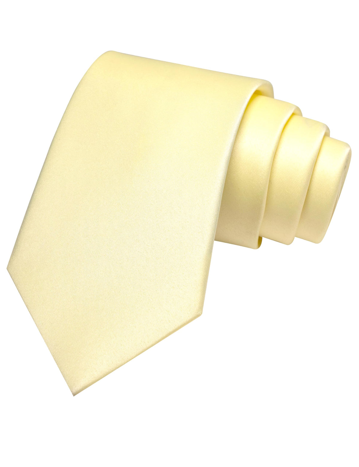 JEMYGINS Solid Color Tie Mens Necktie for Business and Wedding