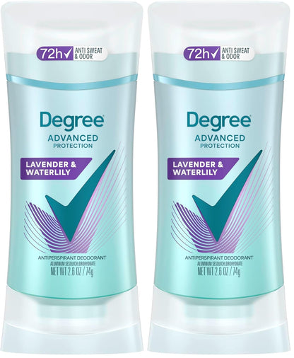 Degree Antiperspirant Deodorant Sexy Intrigue 72-Hour Sweat & Odor Protection Antiperspirant Deodorant For Women with Body Heat Activated Technology 2.6 oz (Pack of 2)