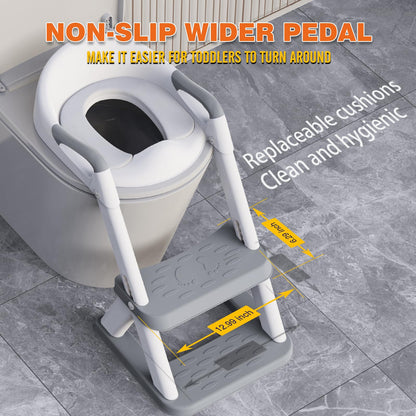 Potty Training Toilet for Toddlers, 2-in-1 Potty Training seat, Anti-Slip