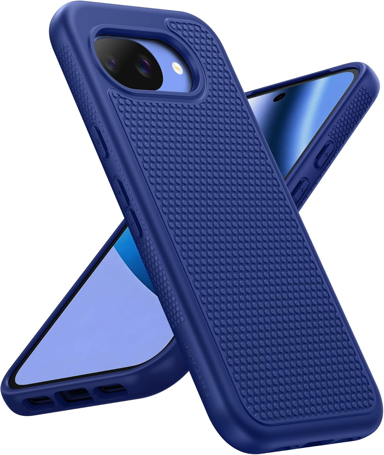FNTCASE for Google Pixel 10 / Pixel 10 Pro Case: Soft TPU Non Slip Blue