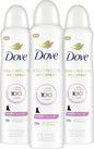 Dove Invisible Antiperspirant Dry Spray Clear Finish 3PK 3.8 oz