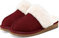 Litfun Fuzzy Slippers for Women Memory Foam Indoor House Shoes