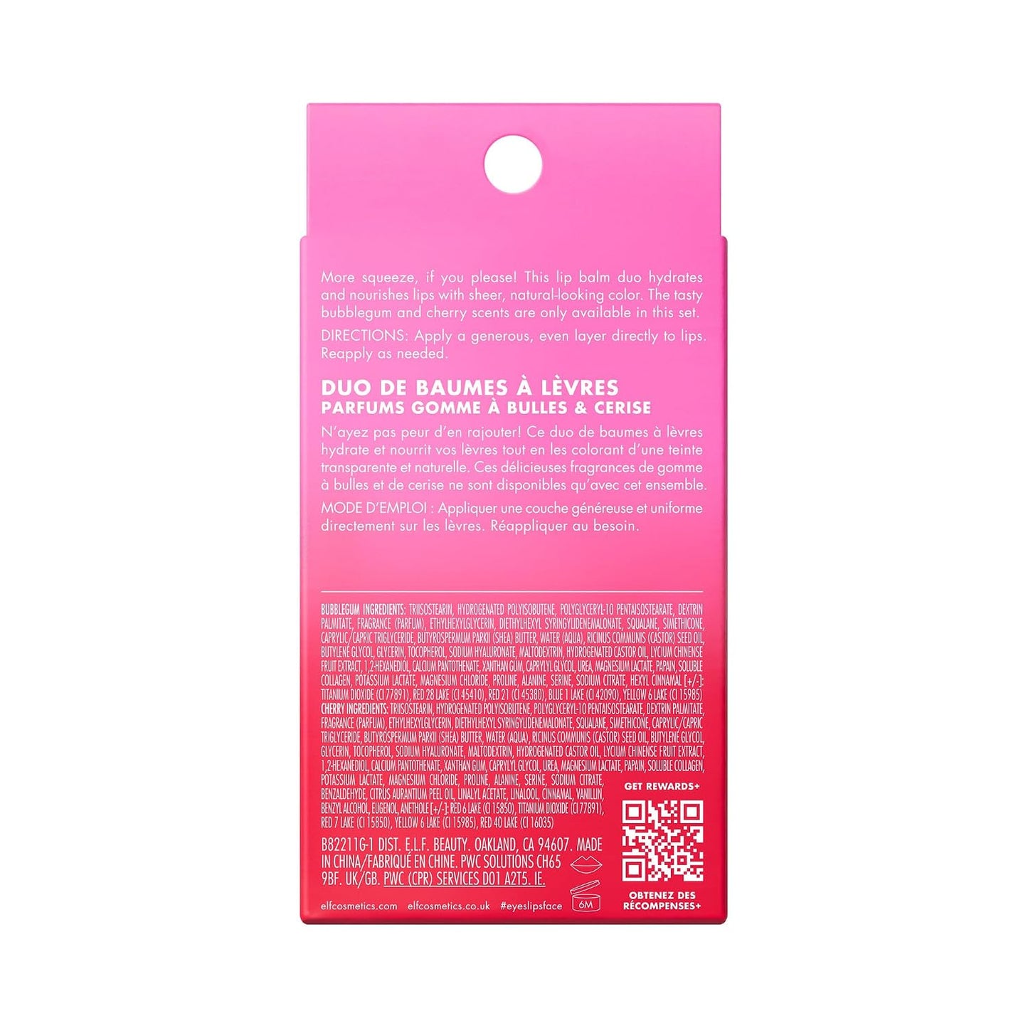 e.l.f. Squeeze Me Lip Balm, Strawberry