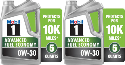 Mobil 1 European Car Formula Full Synthetic Motor Oil 0W-40, 5 Quart