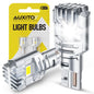 AUXITO 194 LED Bulbs for License Plate Light 168 175 2825 W5W T10 24-SMD 3014 Chipsets 6000K White for Car Dome Door Map Dash Courtesy Cargo License Plate Lights, Pack of 2