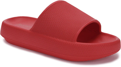 Joomra Pillow Slippers for Women and Men Thick Sole Ultra Cushion Slides