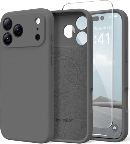 Magnetic for iPhone 17 Case Silicone Matcha
