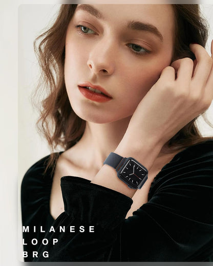 Original Milanese Loop Compatible with Apple Watch Bands for Women & Men