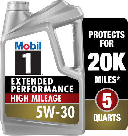 Mobil 1 European Car Formula Full Synthetic Motor Oil 0W-40, 5 Quart