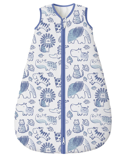 Yoofoss Baby Sleep Sack 0-6 Month 0.5TOG 100% Organic Cotton 2-Way Zipper