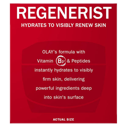 Olay Face Moisturizer, Regenerist Micro-Sculpting Facial Cream for Women - Anti-Aging, Anti-Wrinkle, Firming Skin Care - Triple Collagen Cream, Peptide Moisturizer, Hyaluronic Acid, Niacinamide, 1.7oz