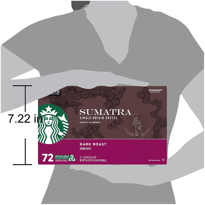 Starbucks K-Cup Coffee Pods, Dark Roast Hot or Iced Coffee, French Roast, 96 Keurig Pods