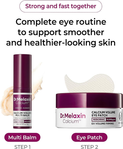 Dr.Melaxin Collagen Multi Balm Stick, Calcium & Adenosine Korean Wrinkle Stick for Eye, Neck & Face, Firming Collagen Stick, Under Eye Balm for Dark Circles & Depuffing, Korean Skin Care, 0.31 oz