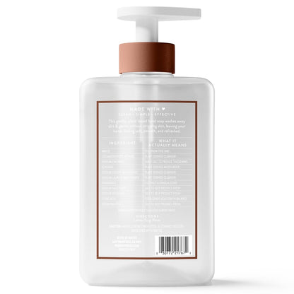 Native Liquid Hand Soap, Toasted Vanilla & Honey Scent, Non-Drying Formula for Soft, Smooth Hands, Made with Plant-Based Cleansers, Sulfate & Paraben Free, 13 oz Bottle