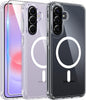 FNTCASE for iPhone 17 Pro Case Clear Magnetic with Screen Protector