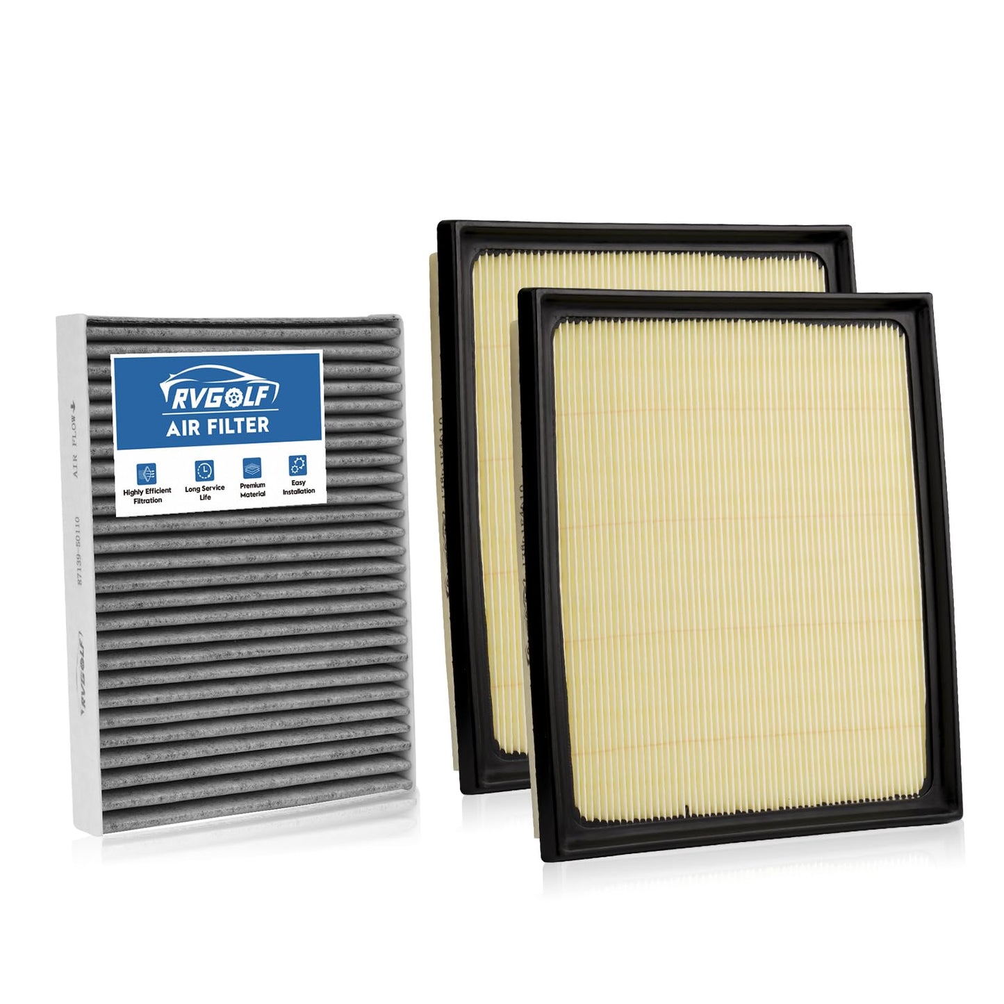 Engine+Cabin Air Filter Fit for 2014-2020 Rogue, 2017-2022 Rogue Sport