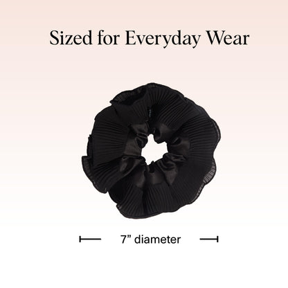Kitsch Ultra-Petite Satin Scrunchies for Women - Eucalyptus, 6pcs