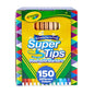 Crayola Super Tips Marker Set (100ct), Fine Point Washable Markers, Teacher Must Haves, Back to School Supplies for Kids & Adults, Art Supplies, Ages 3+