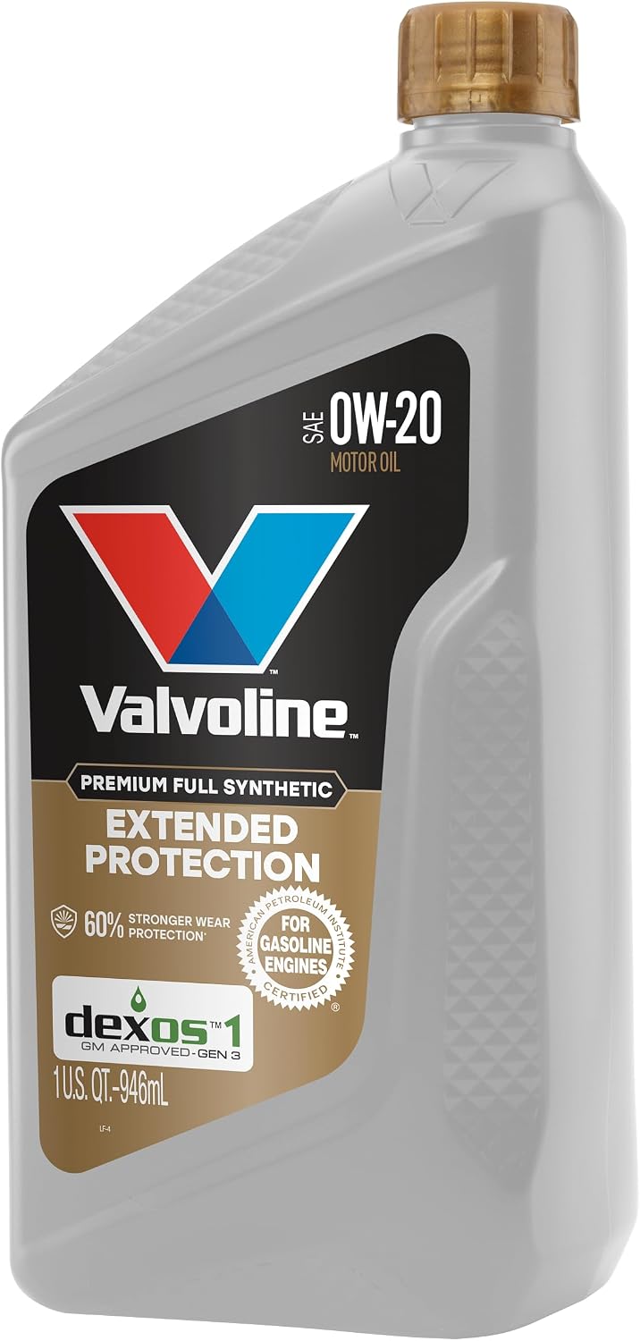 Valvoline Advanced Full Synthetic SAE 0W-20 Motor Oil 5 QT