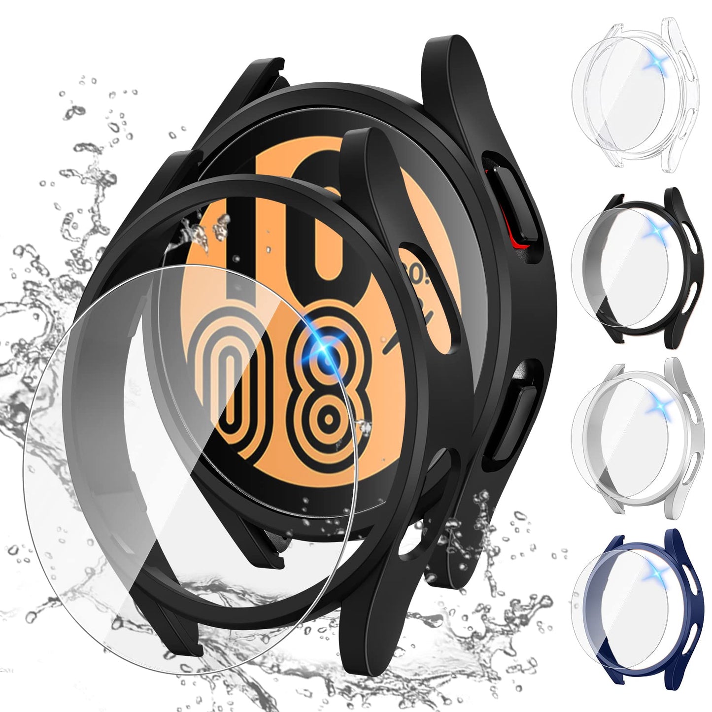 Tensea 5+5PCS for Samsung Galaxy Watch Ultra 47mm Screen Protector Case