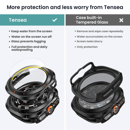 Tensea 5+5PCS for Samsung Galaxy Watch Ultra 47mm Screen Protector Case