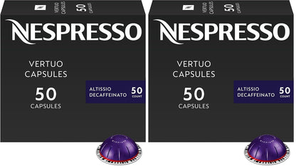 Nespresso Vertuo, Melozio Decaffeinato, 30-Count Espresso Pods
