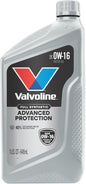 Valvoline Advanced Full Synthetic SAE 0W-20 Motor Oil 5 QT