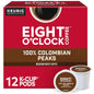 Eight O'Clock Coffee Hazelnut, Single-Serve Keurig K-Cup Pods, Flavored Medium Roast Coffee Pods, 96 Count