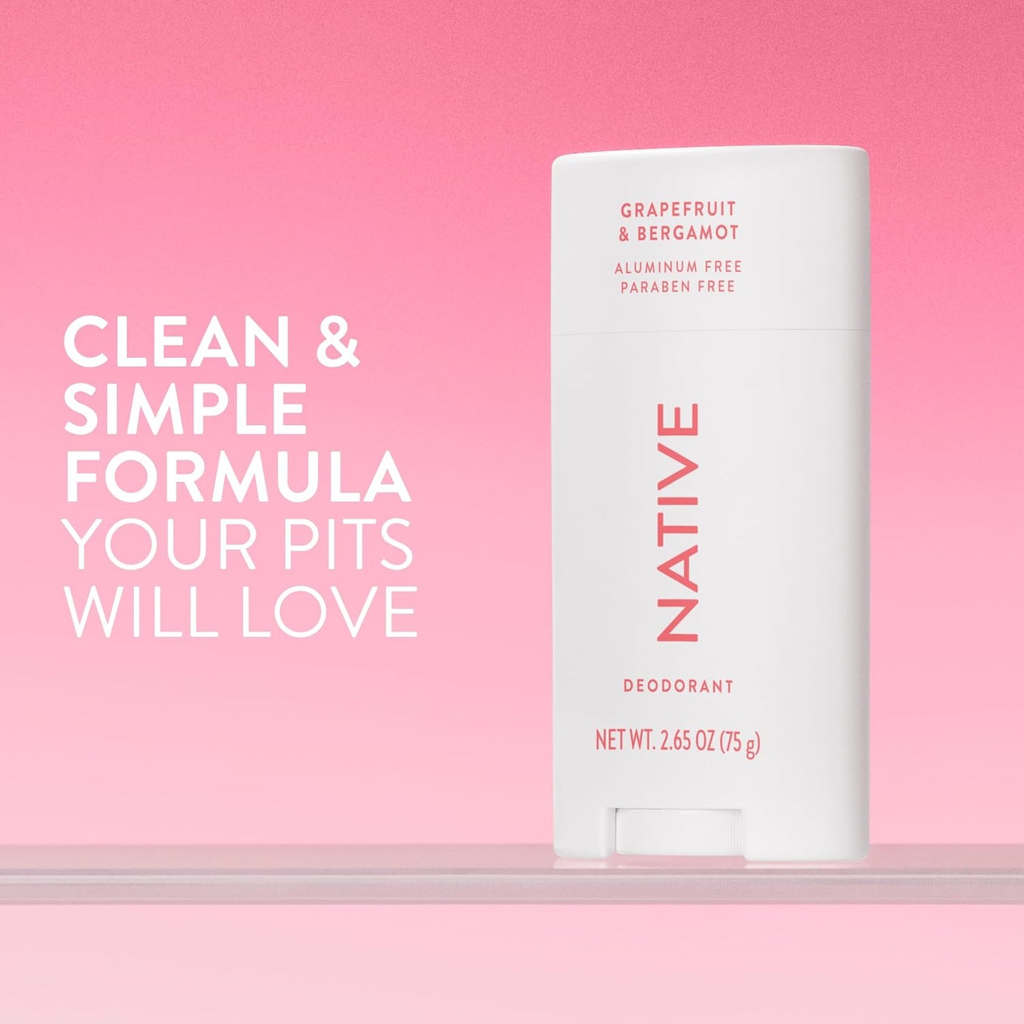 Native Deodorant Contains Naturally Derived Ingredients, 72 Hour Odor Control, Deodorant for Women and Men, Aluminum Free, Coconut & Vanilla 2.65oz