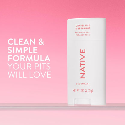 Native Deodorant Contains Naturally Derived Ingredients, 72 Hour Odor Control, Deodorant for Women and Men, Aluminum Free, Coconut & Vanilla 2.65oz